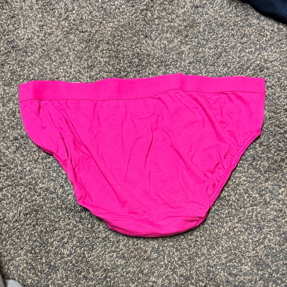 Cacique Vibrant Pink and Soft Gray Panties Trio New With Tags 18/20 - Picture 6 of 6